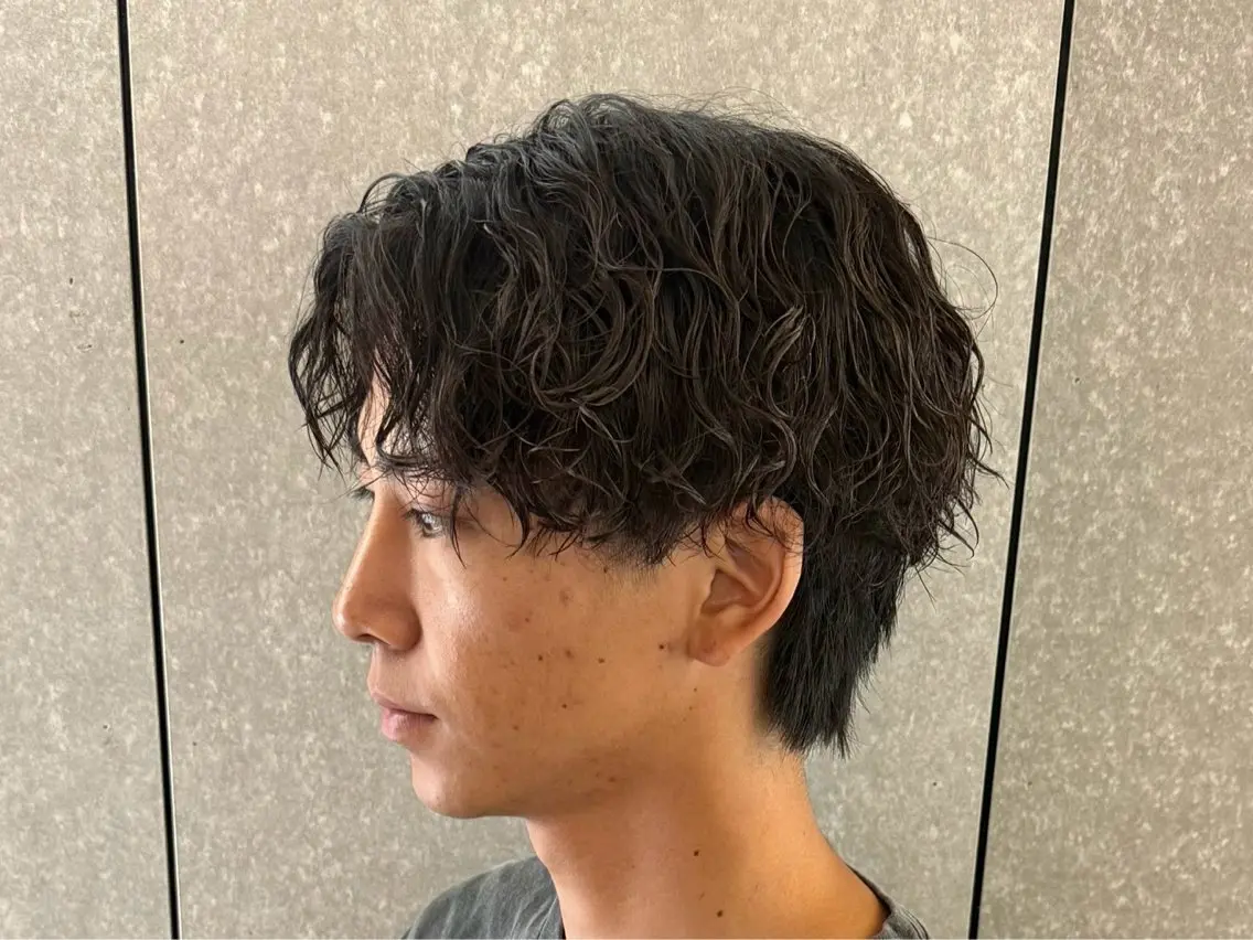 ショート パーマ メンズ 朝ラクパーマ 【SENA】のヘアスタイル