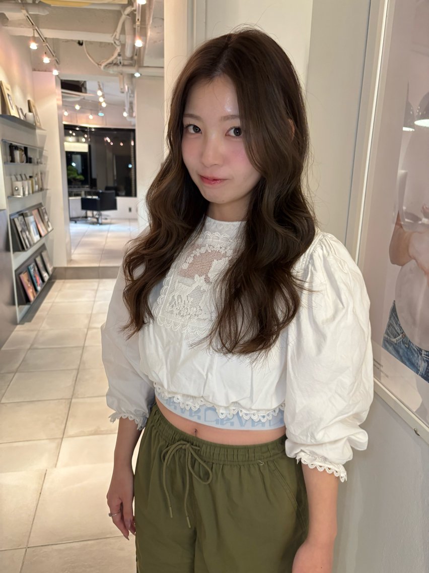 ロング riria🎀 /似合わせカットのヘアスタイル