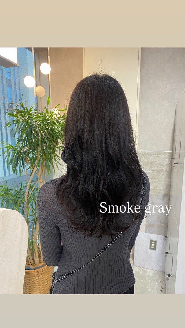 ロング カラー カット ヘアカラー トリートメント 透明感カラー /ボブ momokaのヘアスタイル