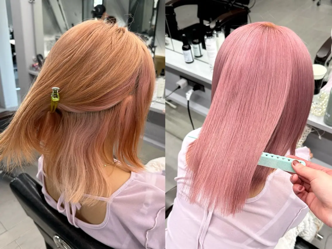 ミディアム ハイトーン🫧艶髪 MAIKAのヘアスタイル