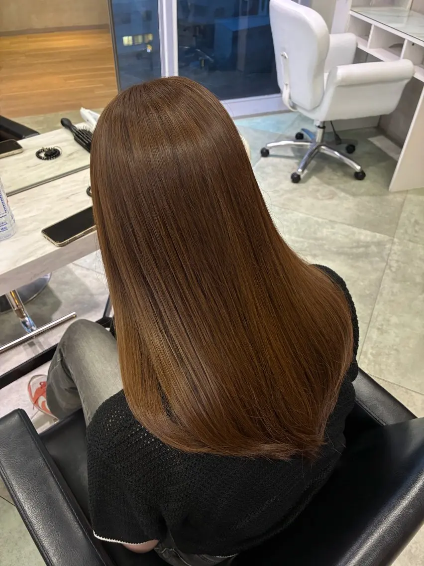カラー ベージュカラー オリーブベージュ ヘアカラー カラー/ブリーチ 🍒モロホシのヘアスタイル