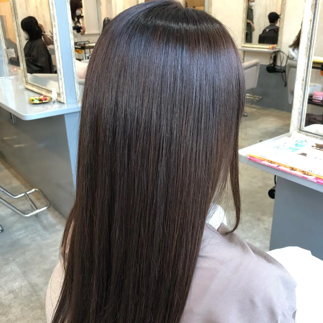ロング カラー アディクシーカラー バレイヤージュ デザインカラー グラデーションカラー ハイライトカラー カット ヘアカラー トリートメント 縮毛矯正・髪質改善 支持No1🫧北島のヘアスタイル