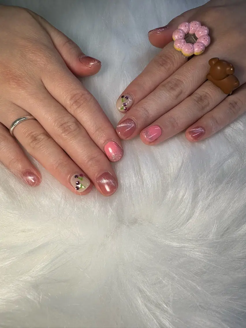 ネイル ショートネイル ハンドネイル MOE .Kのネイルデザイン