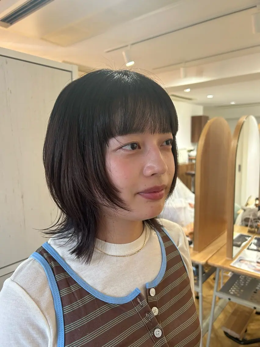セミロング カット 櫻井園子🌸 久屋大通/高岳のヘアスタイル
