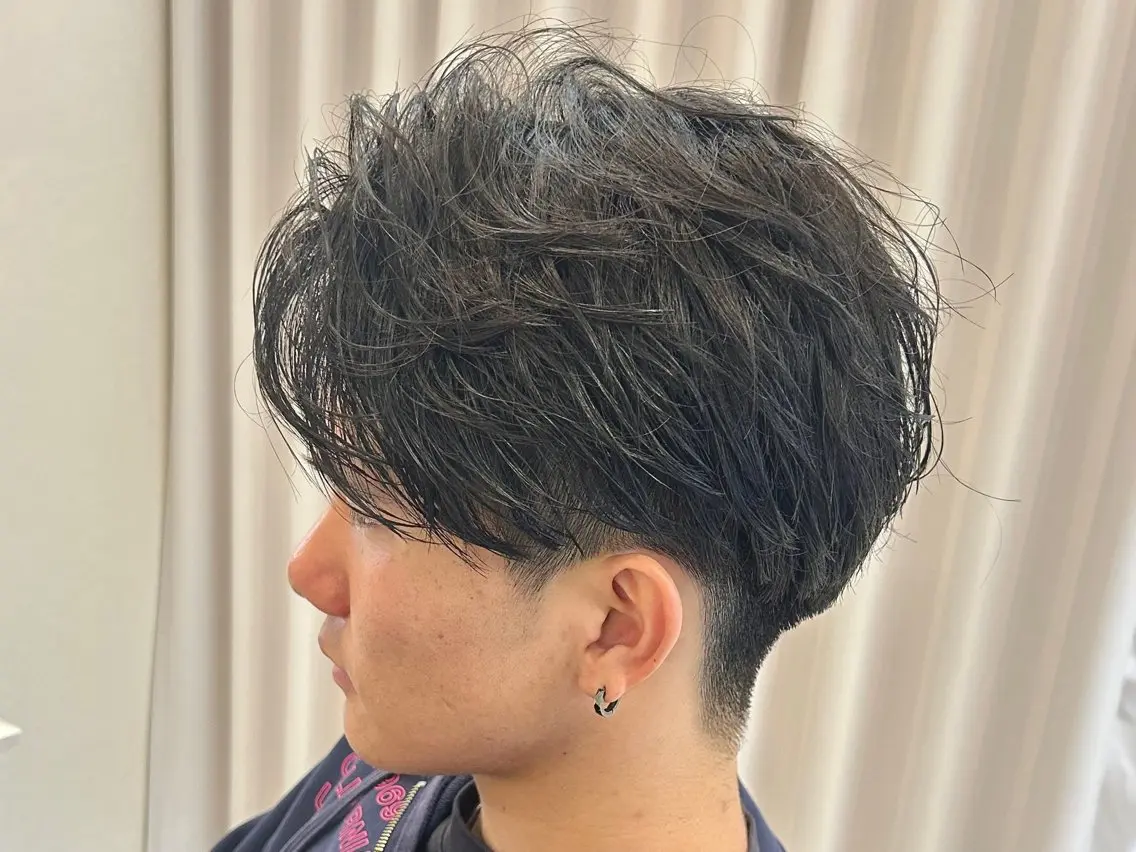 パーマ メンズ 千明 大輝のヘアスタイル