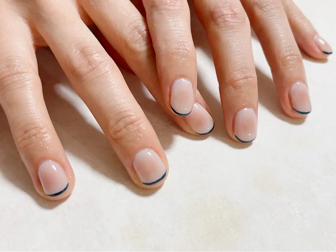 ネイル チークネイル フットネイル フレンチネイル ジェルネイル キラキラネイル kiki nail たまプラーザのネイルデザイン