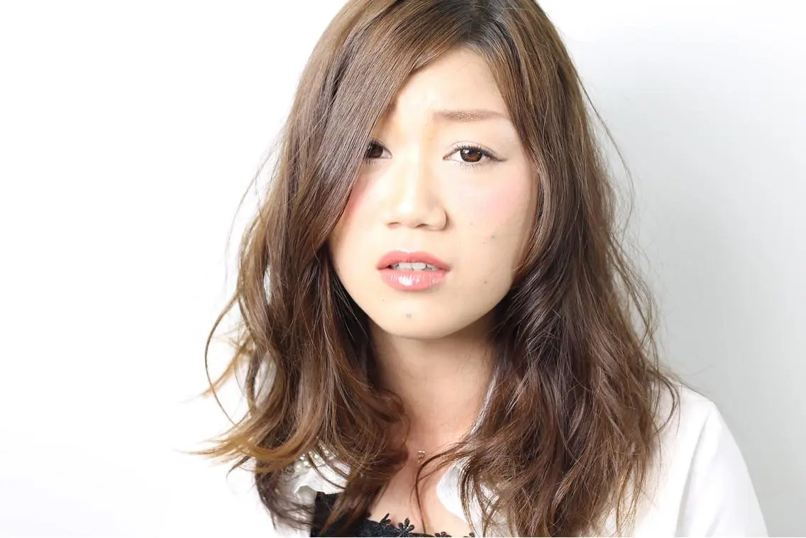 セミロング カラー ベージュカラー カット ヘアカラー トリートメント 💛丁寧さNo.🥇 🧸片山智裕💛のヘアスタイル
