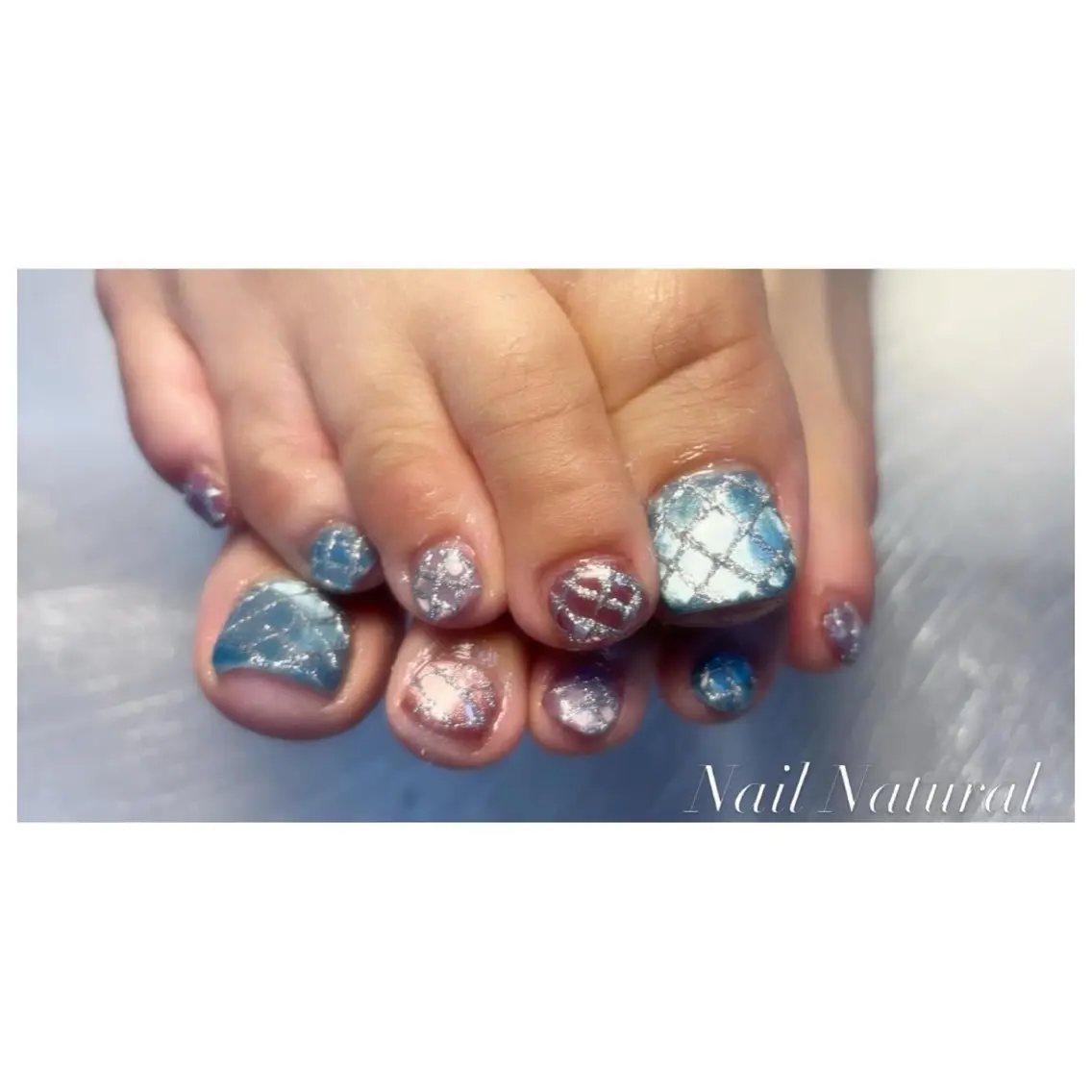 ネイル 持ち込み フットネイル Nail salon Natulalのネイルデザイン