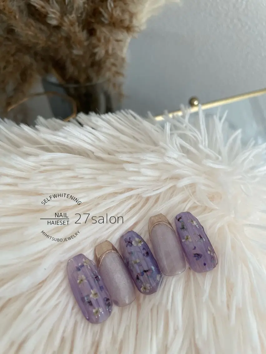 ネイル フラワーネイル ハンドネイル 27salon yuinaのネイルデザイン