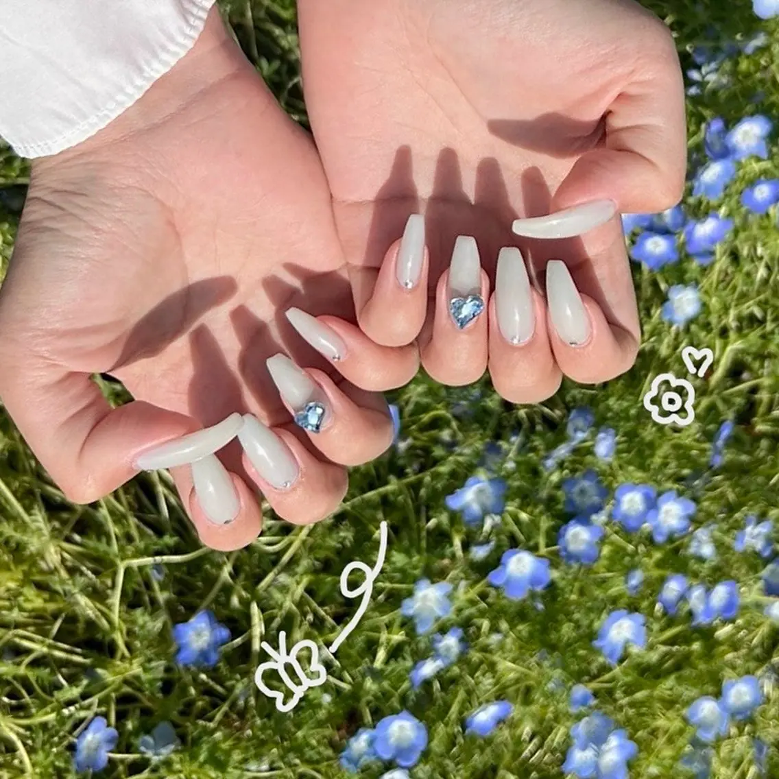 ネイル ワンカラーネイル ハンドネイル Nailsalon BLOOM🌷 山崎のネイルデザイン