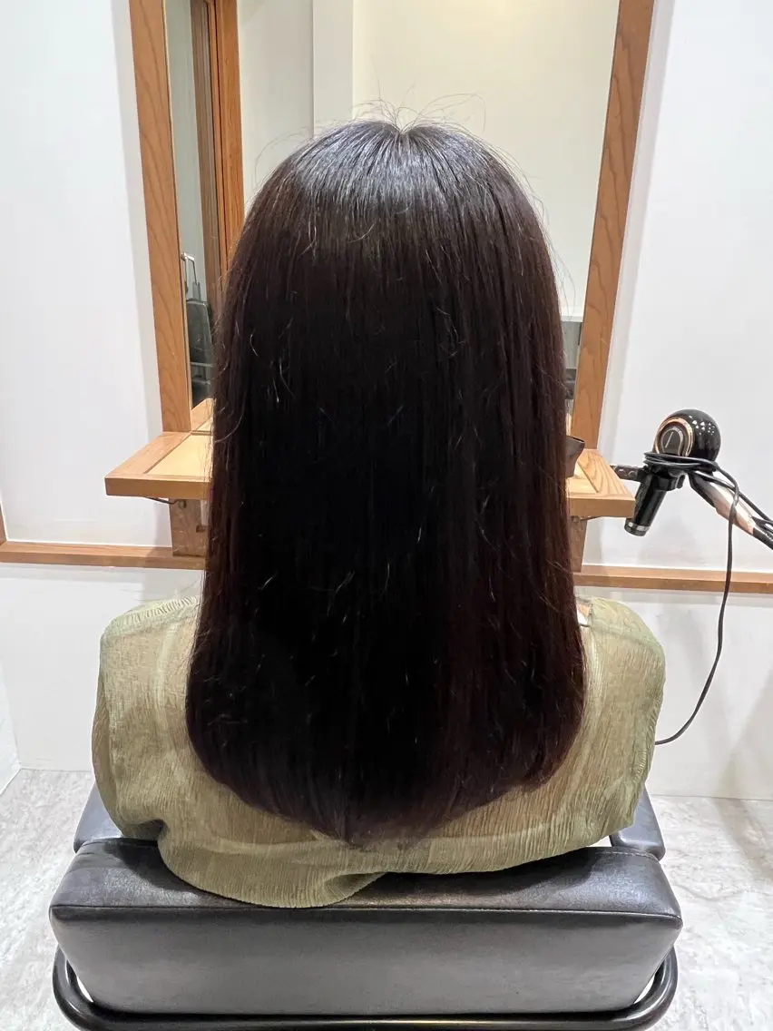 セミロング カット トリートメント 無料カットモデル‪✨ ✂️Nanami🌷のヘアスタイル