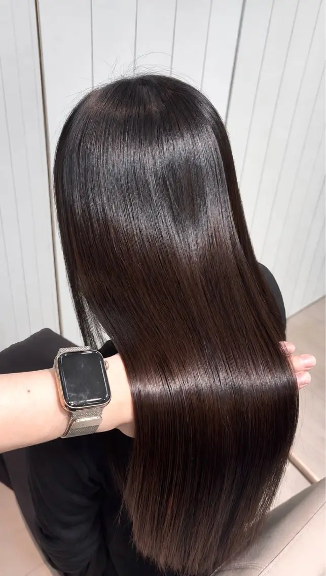 ロング カット 縮毛矯正 酸性縮毛矯正/ レイヤー/信之介のヘアスタイル