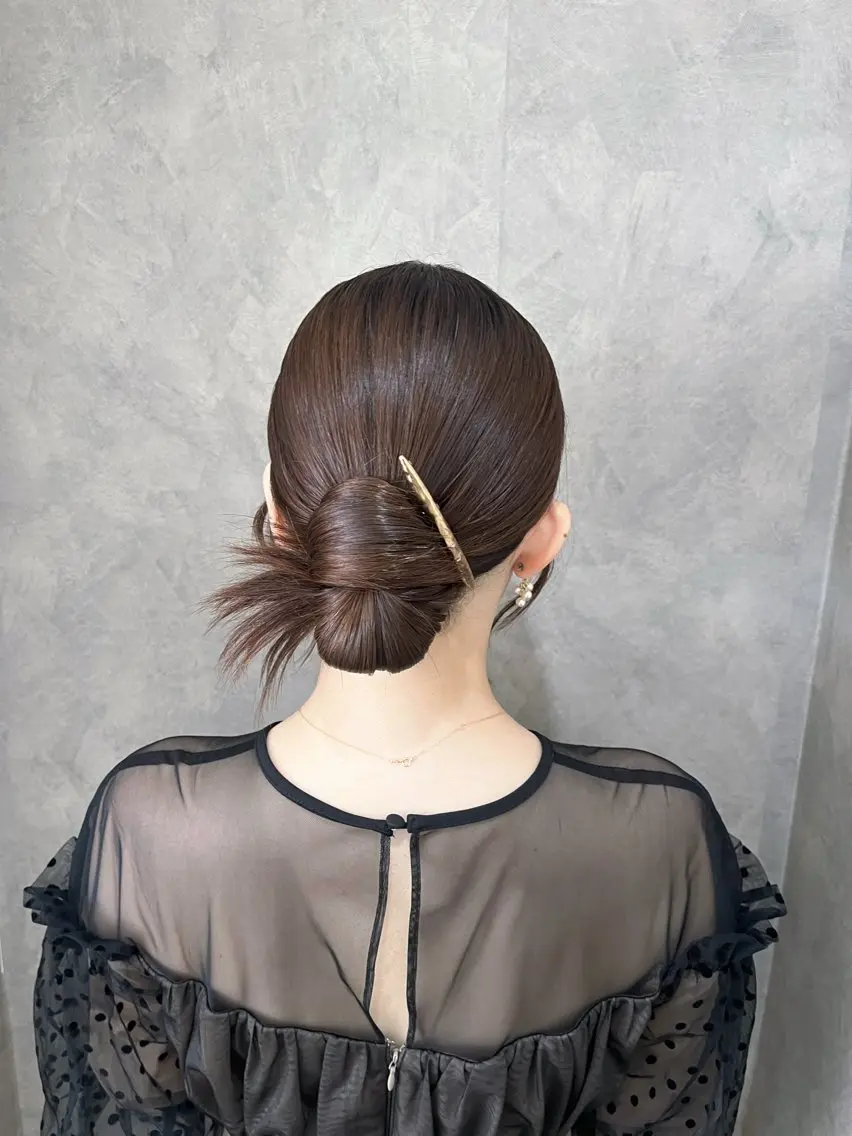 ヘアアレンジ ヘアセット 垢抜けヘアメイク🫧 JURI🪽のヘアスタイル