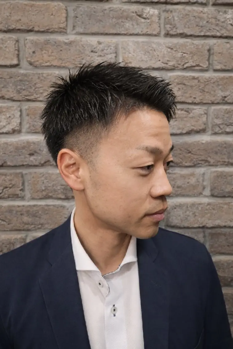 メンズ ショート 山元 徳子のヘアスタイル