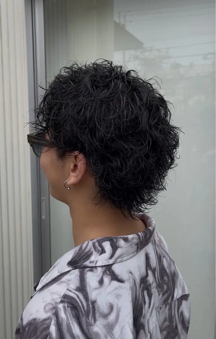 パーマ メンズ Earth/A 美釉のヘアスタイル