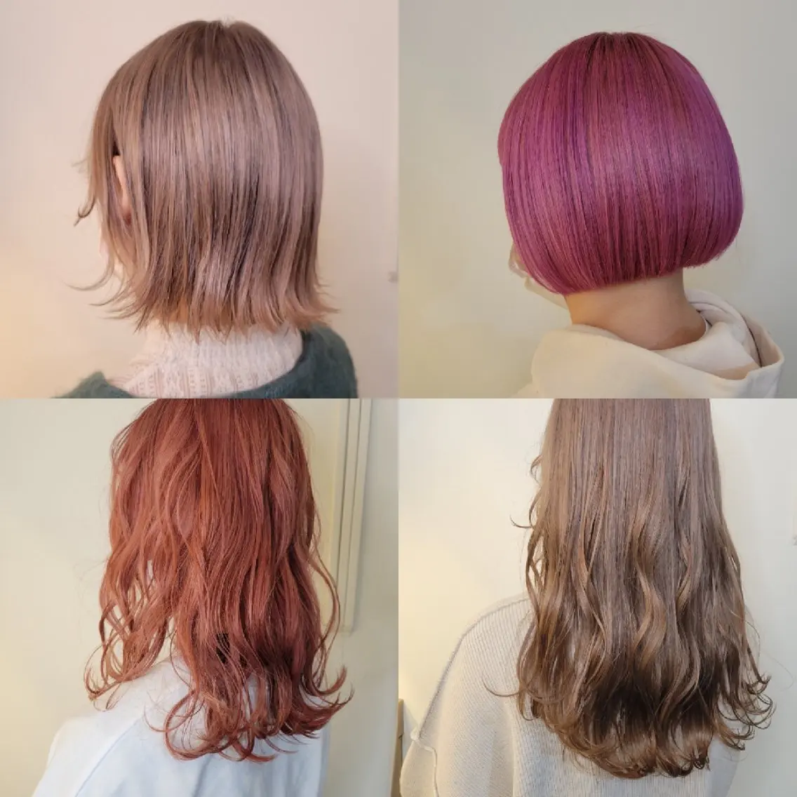 ミディアム カラー ベージュカラー ピンクカラー ピンクベージュ カット ヘアカラー ヘッドスパ coii コイ【原宿/表参道】のヘアスタイル