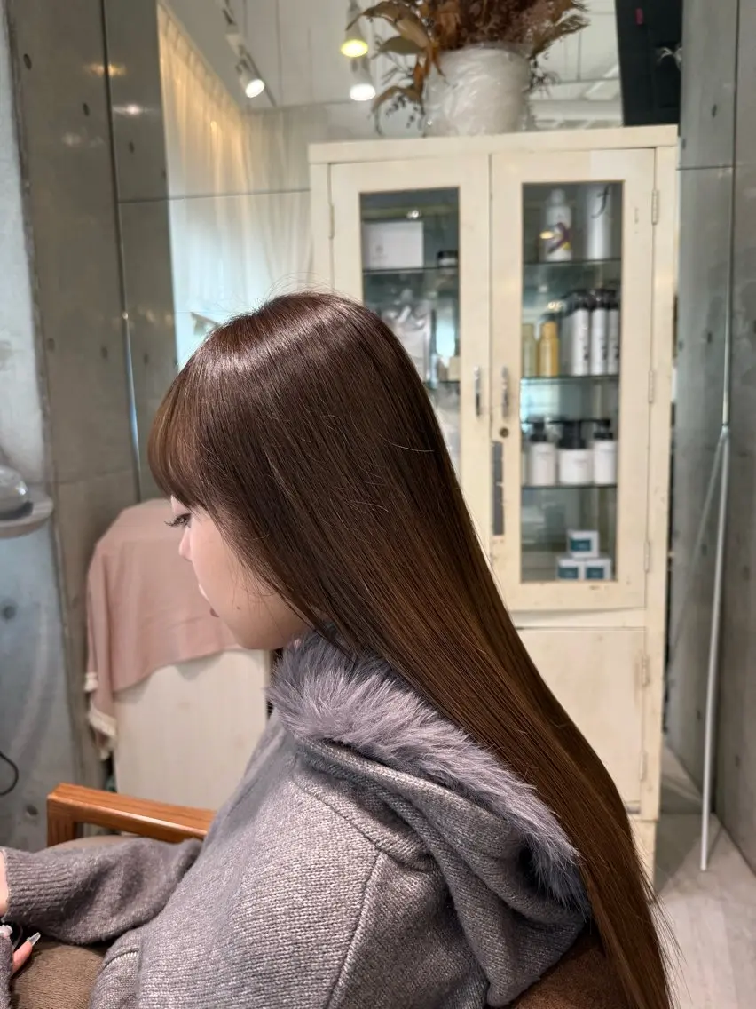 ロング ヘアカラー 木村 心海☆明石のヘアスタイル