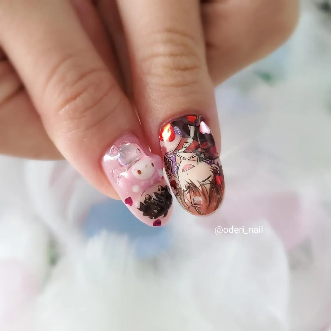 ネイル アートネイル ジェルネイル おで@ oderi_nailのネイルデザイン