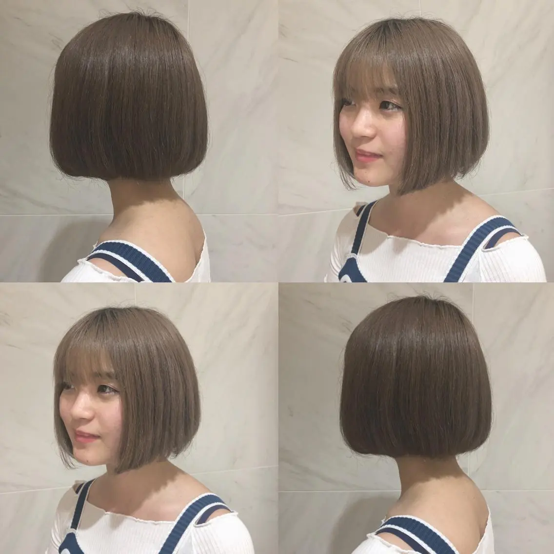 ショート カラー カット ヘアカラー トリートメント 荒木 依莉亜のヘアスタイル