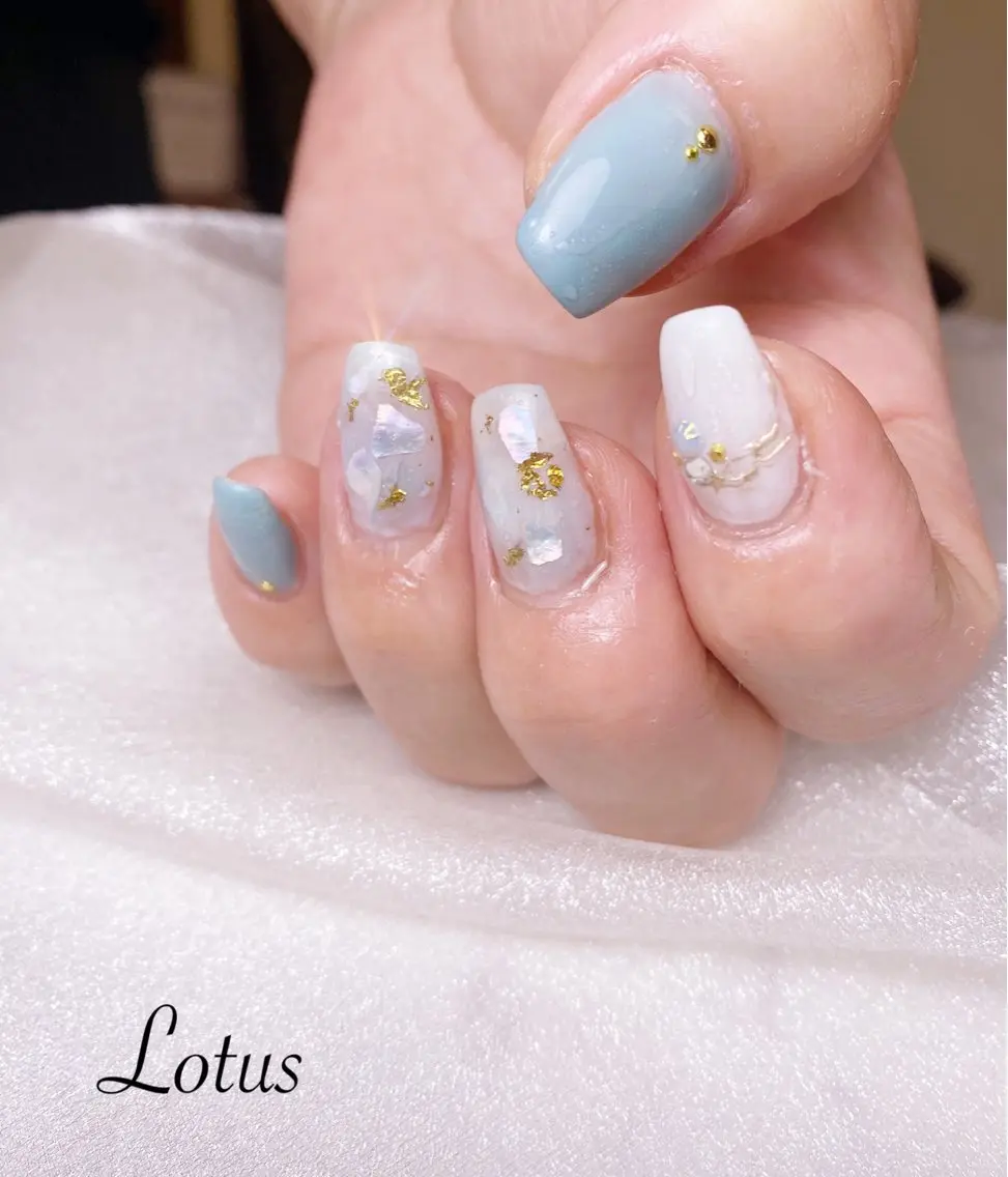 ネイル ハンドネイル ネイル＆脱毛 Lotus🌸のネイルデザイン