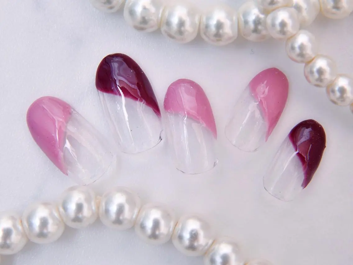 ネイル 桜ネイル 長さ出し フットネイル スカルプネイル 💗🪽Tiary Nail🪽💗のネイルデザイン