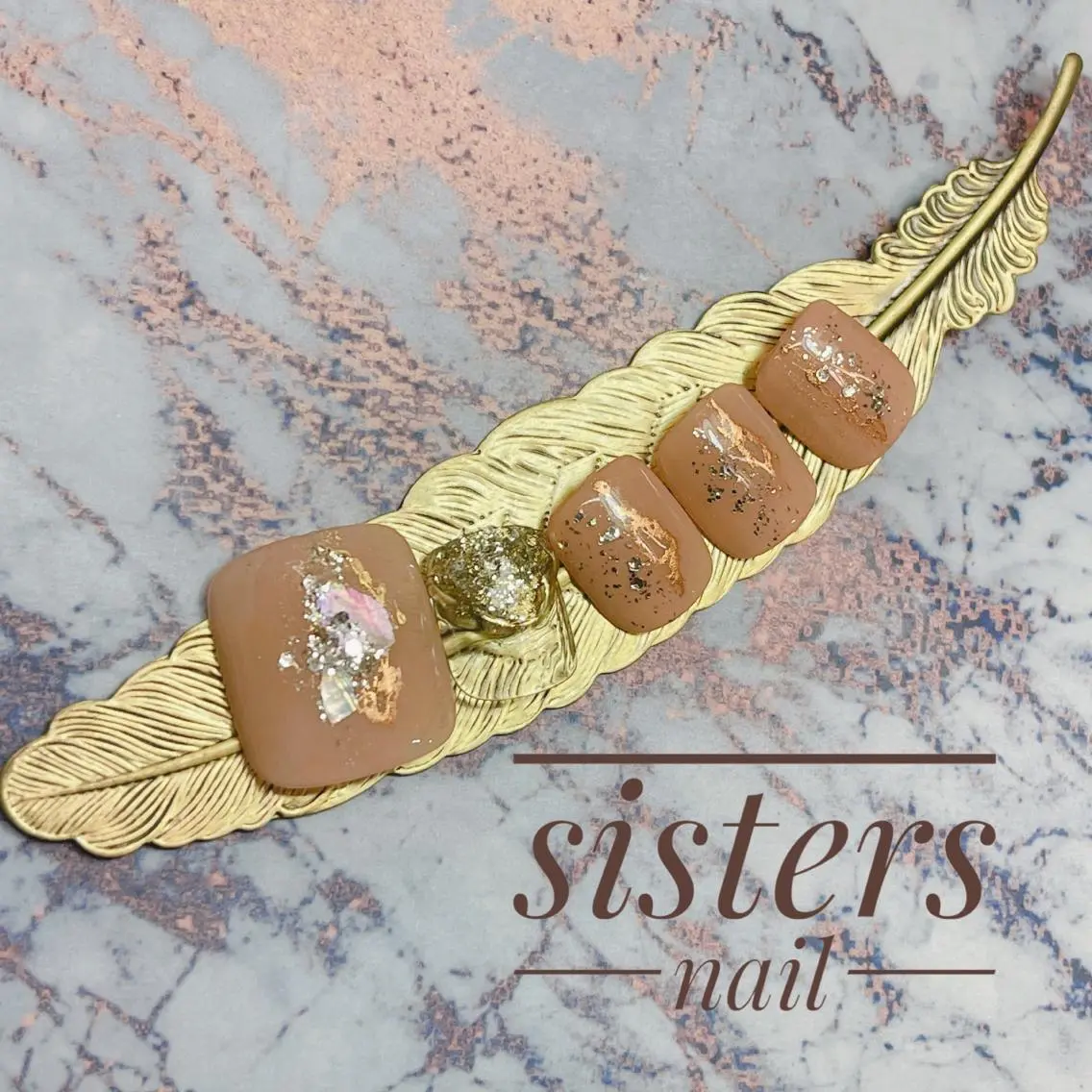 ネイル アートネイル フットネイル ニュアンスネイル シンプルネイル 夏ネイル sisters nail.fのネイルデザイン