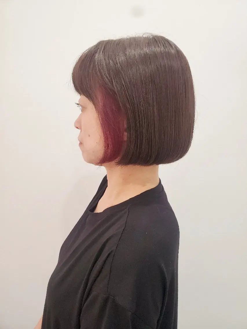ショート カラー カット ヘアカラー トリートメント ヘッドスパ 齋藤 愛美のヘアスタイル