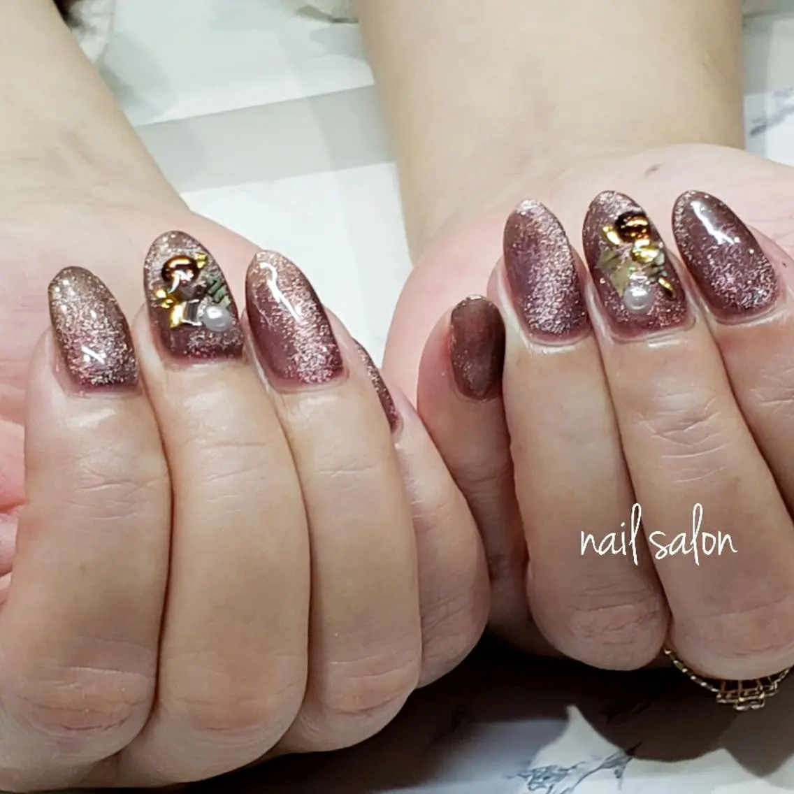 ネイル アートネイル マグネットネイル ハンドネイル Nail salon Dioのネイルデザイン