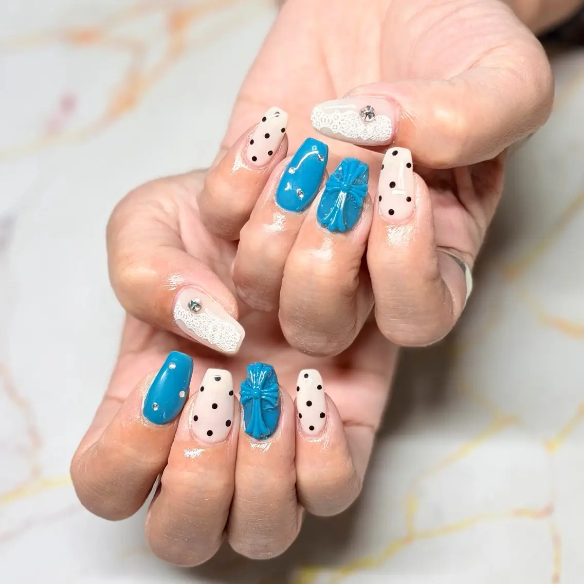 ネイル ハンドネイル フットネイル R.nail 蘭のネイルデザイン