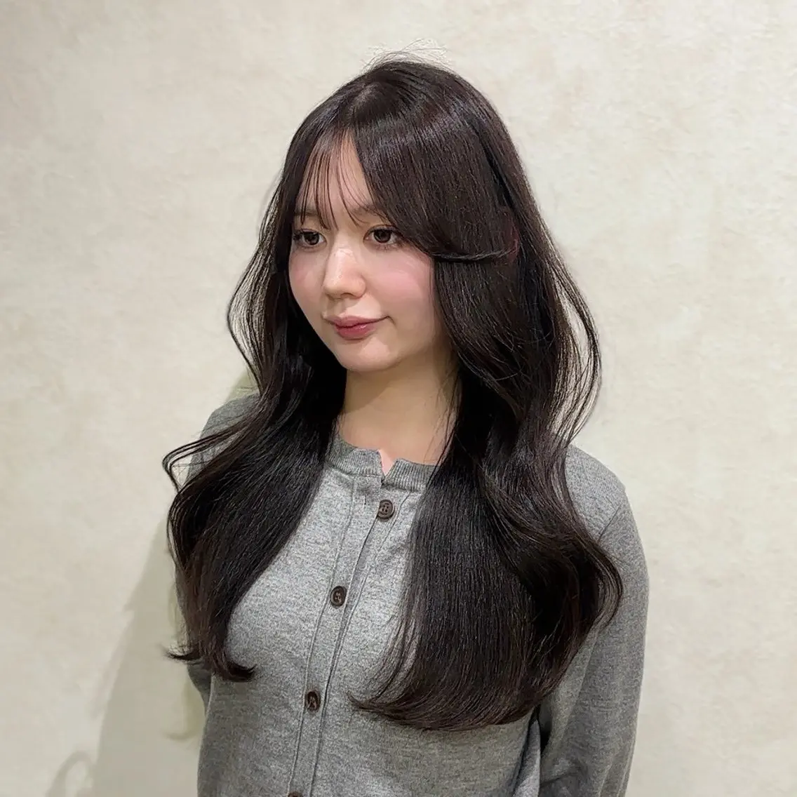 ロング 韓国レイヤー/ 顔周り/ひろとのヘアスタイル