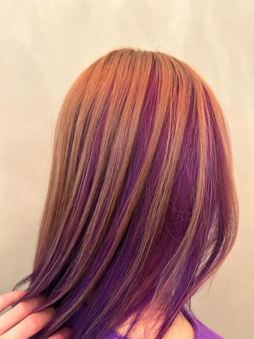 カラー ブリーチ umu. :)chisakiのヘアスタイル