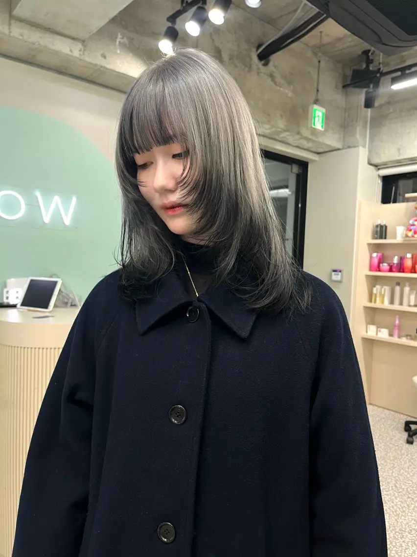 セミロング カラー カット ヘアカラー IROW/イロウ天神 大名店 yamaのヘアスタイル