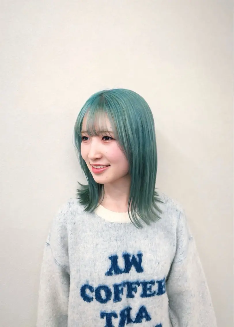 ハイケアブリーチダブルカラーアミノ酸ケアカラー🍀* ゚＋カット+トリートメントの写真