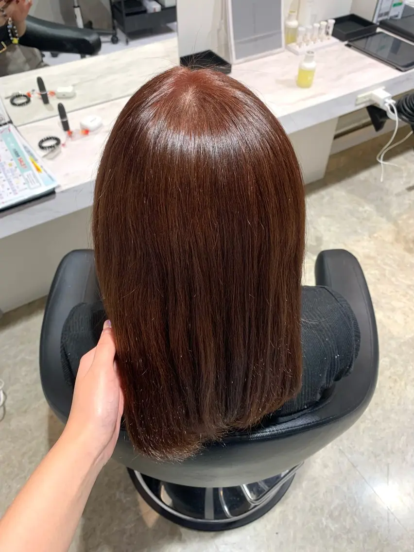 ミディアム ヘアカラー Mio /浜松美容室のヘアスタイル
