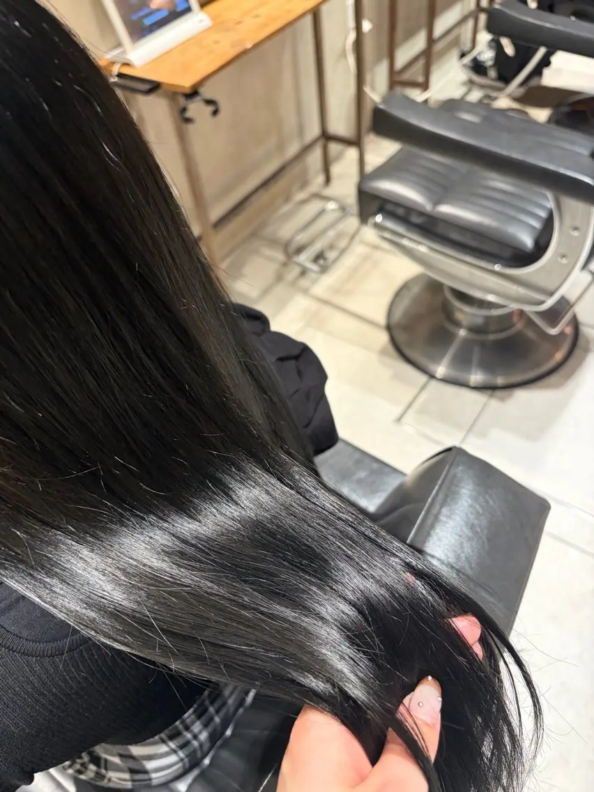 ロング ヘアカラー newton 🎀ここむぎのヘアスタイル