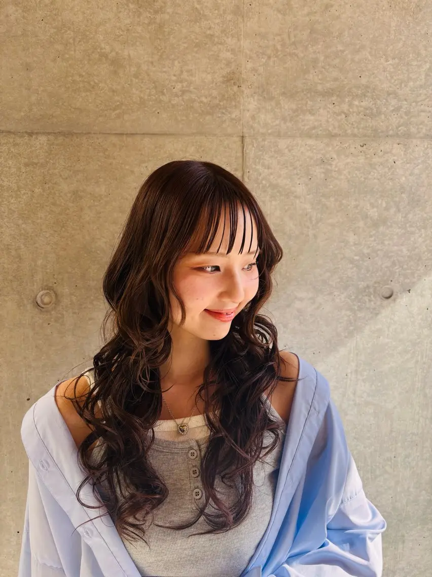 カラー カット ヘアカラー トリートメント 【公式】amble luxe池袋東口🩷のヘアスタイル