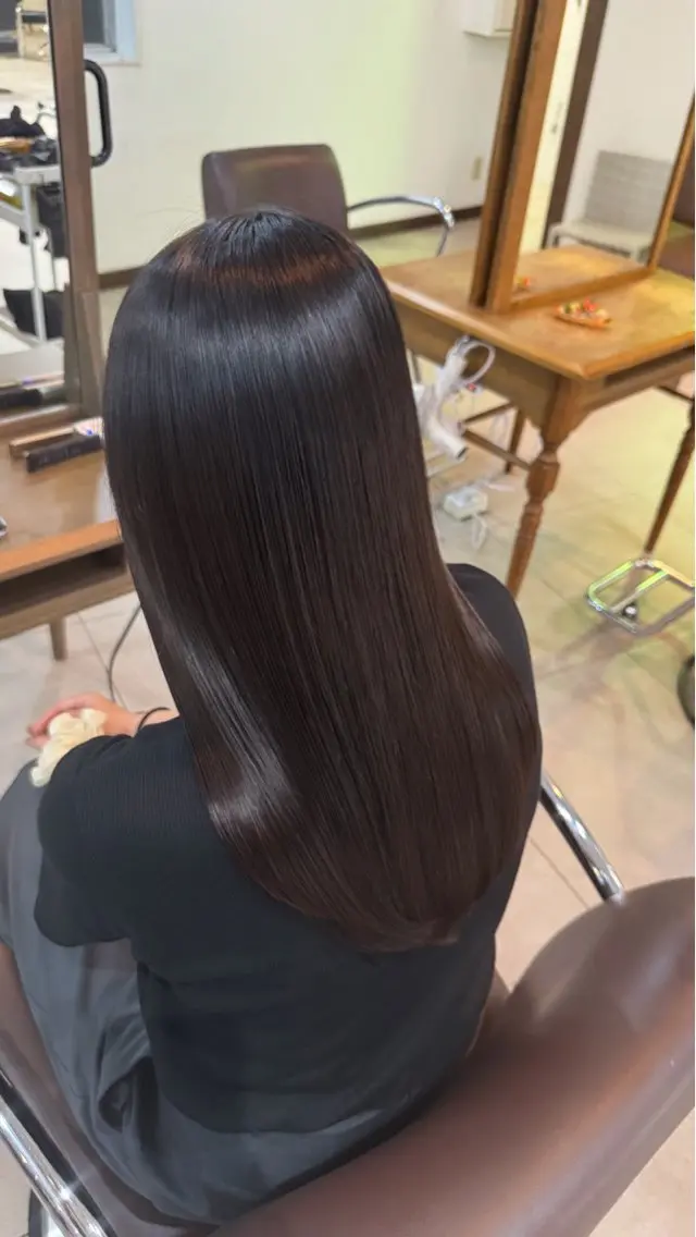 縮毛矯正フル✨+トリートメント🫧の写真