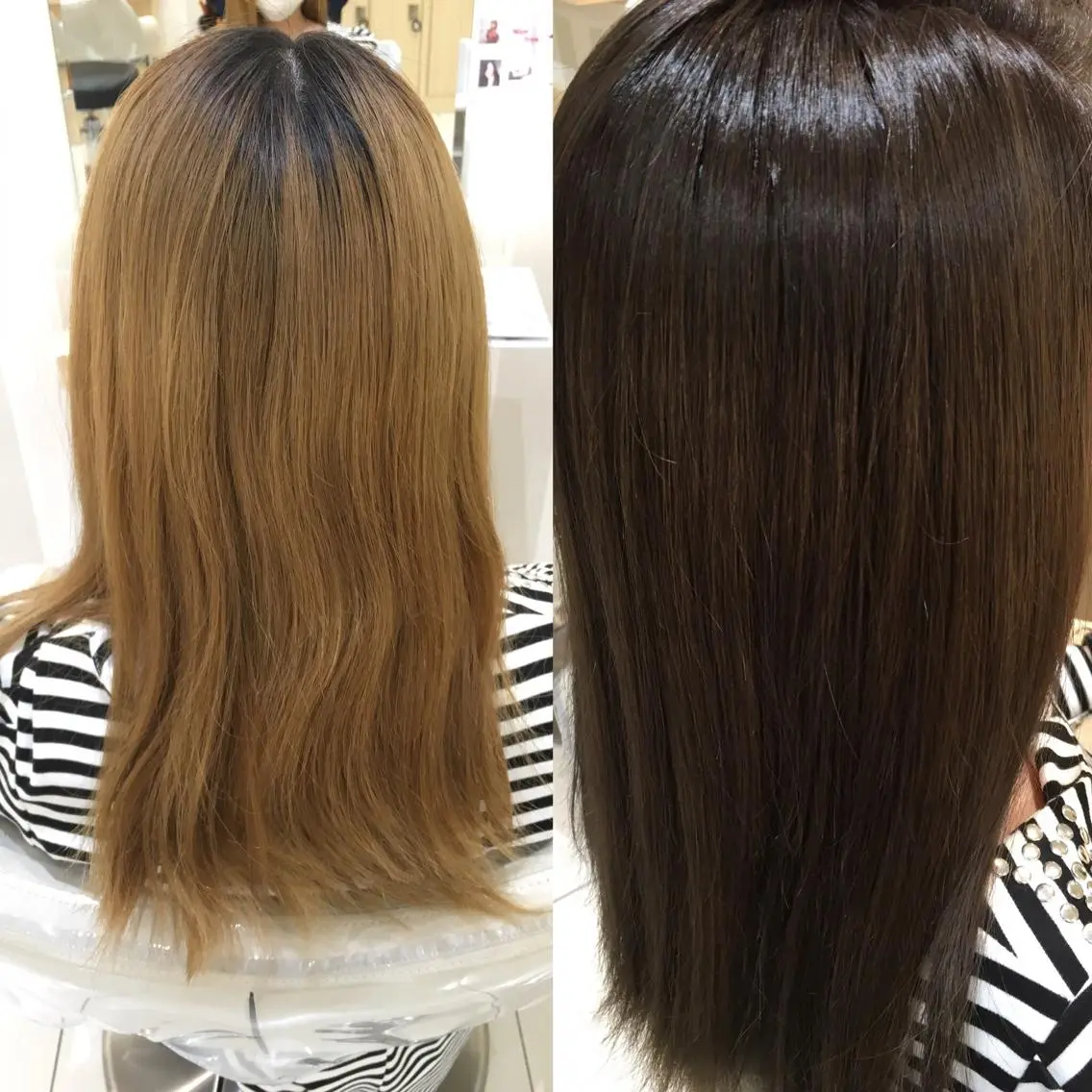 セミロング カラー イルミナカラー AVANCE 長尾 尚悟のヘアスタイル