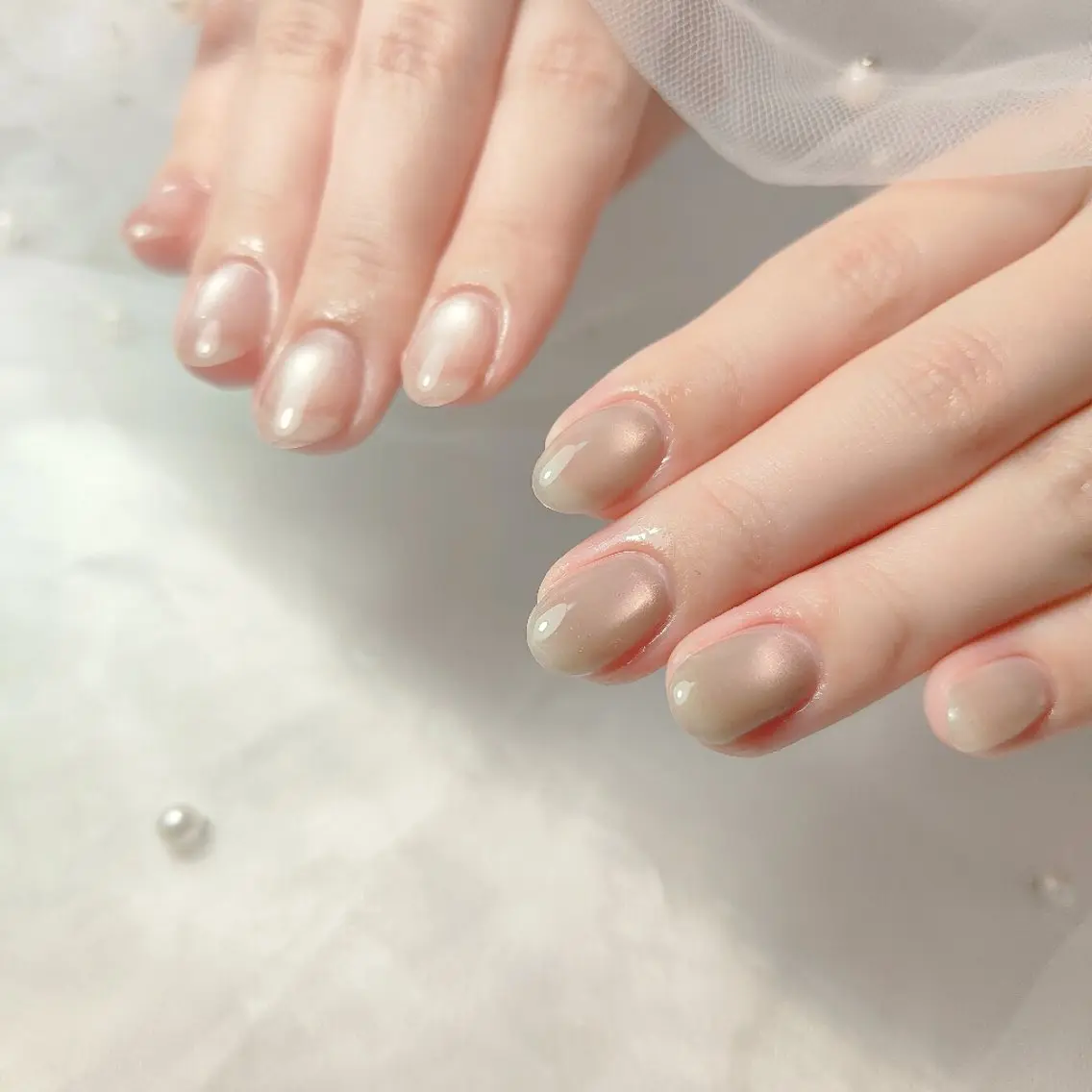 ネイル マグネットネイル ハンドネイル yuru calon nailのネイルデザイン