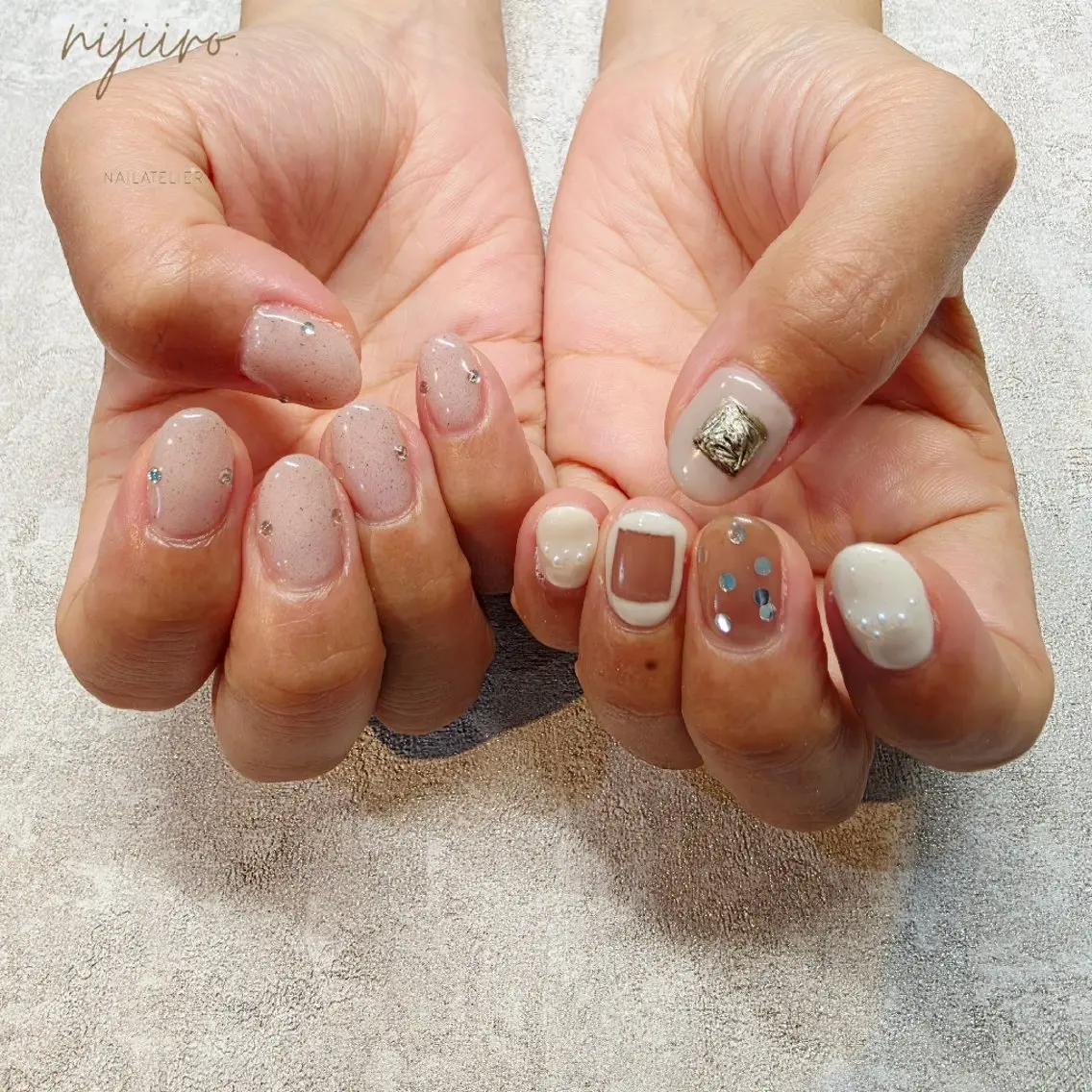 ネイル ハンドネイル nijiiro🌈 サトウのネイルデザイン