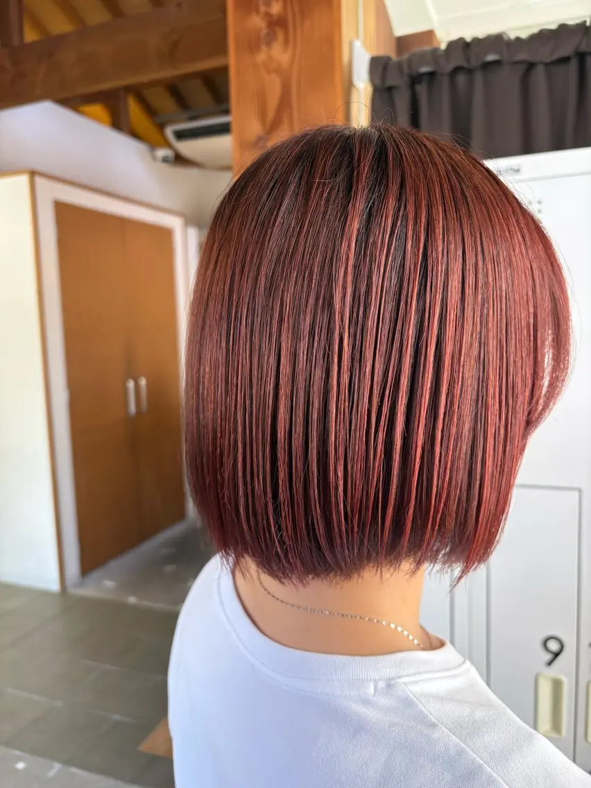 ショート カラー ラーム松江乃木店 /モデル募集_川上のヘアスタイル
