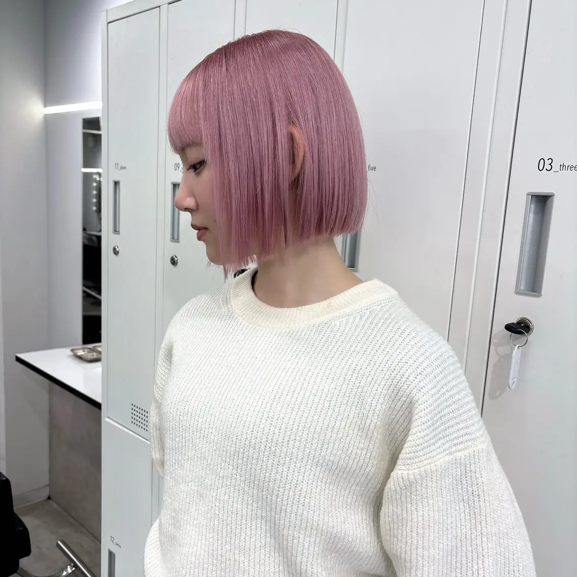 ショート ヘアカラー トリートメント ハイトーン ayane💖のヘアスタイル