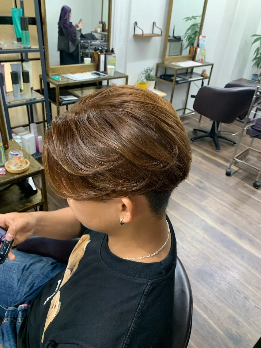 メンズ カット ヘッドスパ 深野 ちさとのヘアスタイル