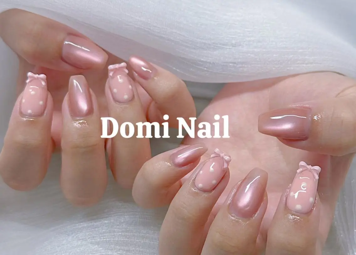 ネイル 持ち込み ハンドネイル 渋谷 Domi Nailのネイルデザイン