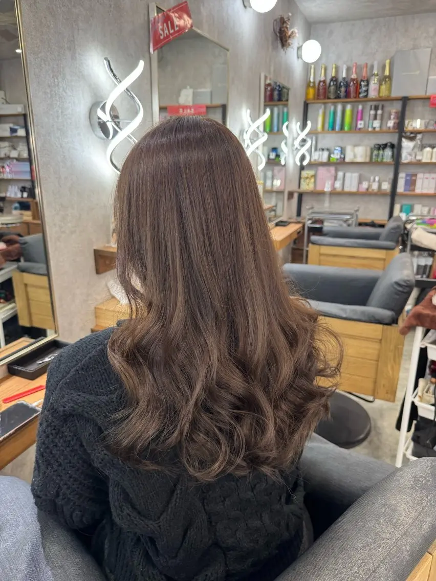 【当日限定】透明感カラー➕トリートメントの写真