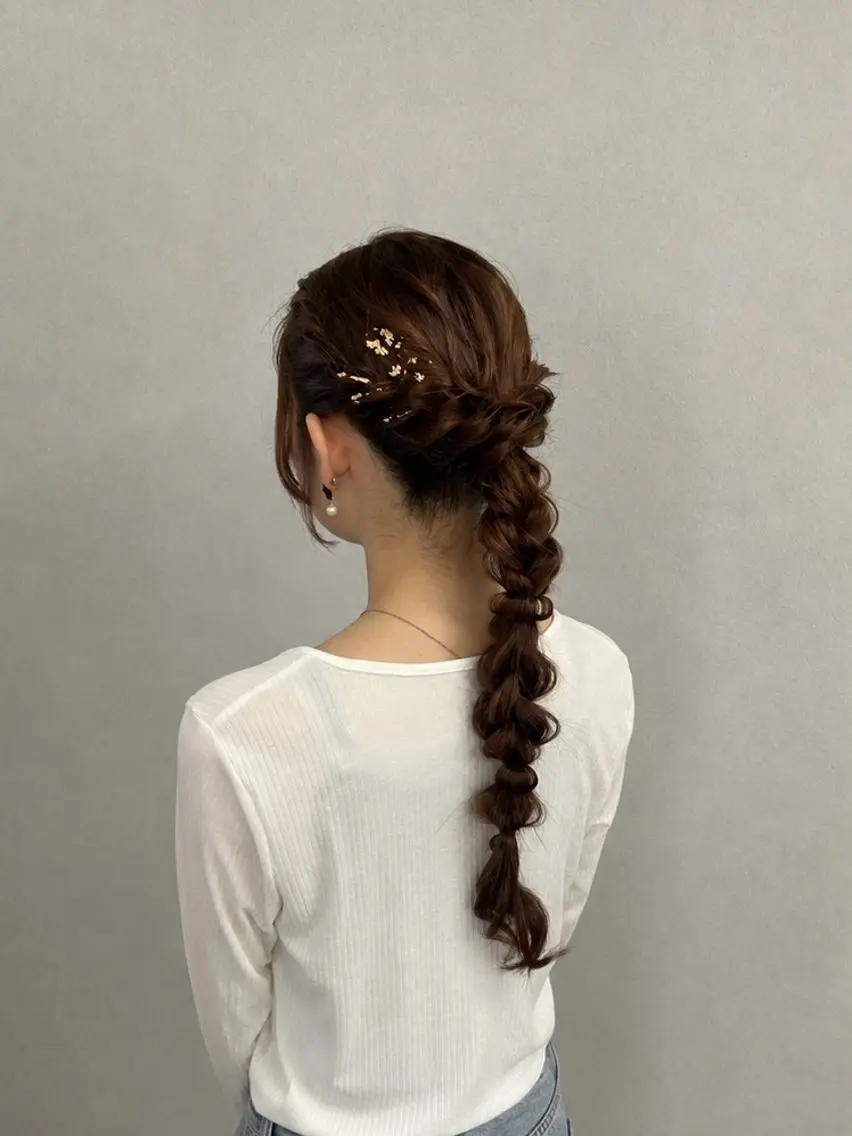 ヘアセットの写真