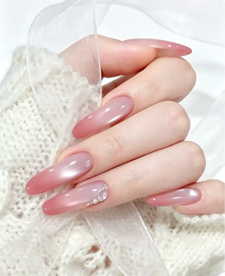 【チップ長さだし】水光マグネットベース+カラーグラデーションの写真