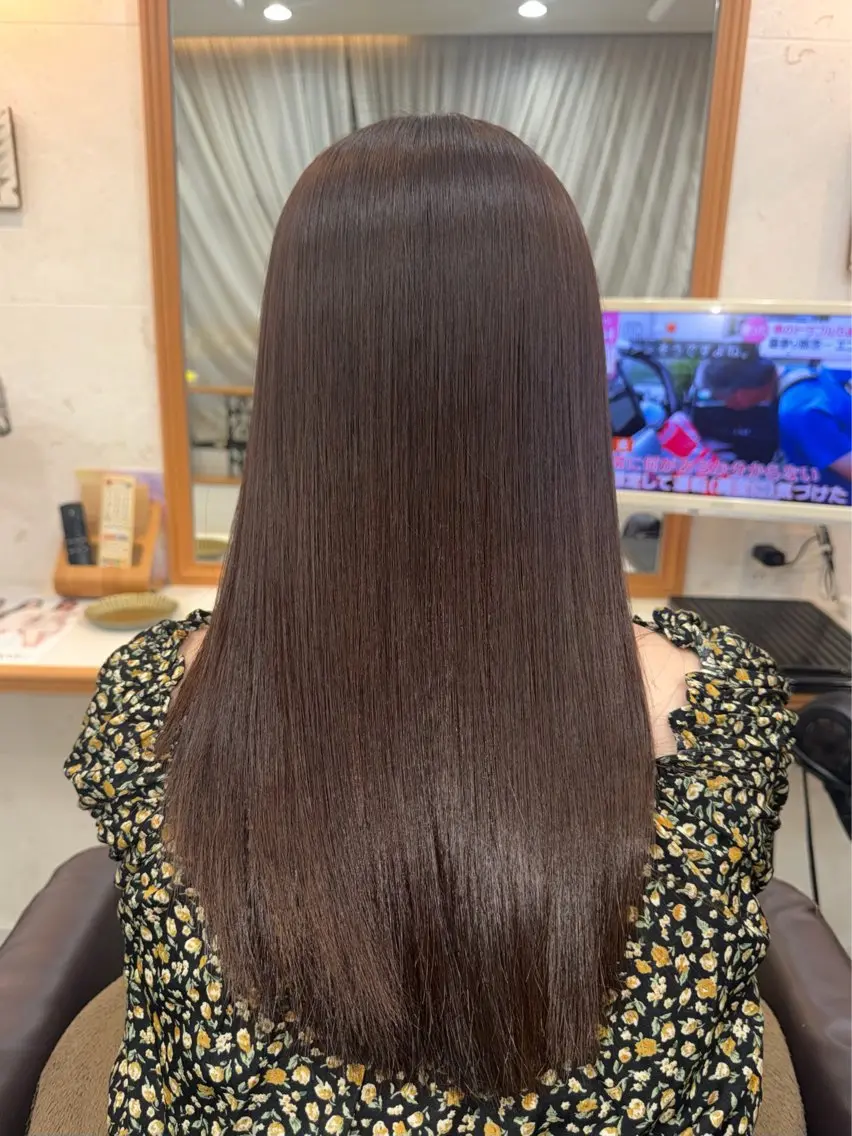 ロング 艶髪/透明感カラー ‎🤍🫧ひまりのヘアスタイル