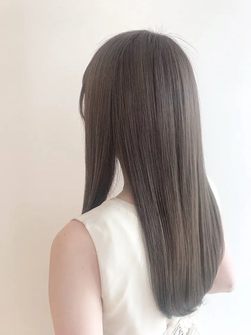 ロング カラー 髪質改善 トリートメント 🌈ハイトーン髪質改 善🌈polon🌟のヘアスタイル