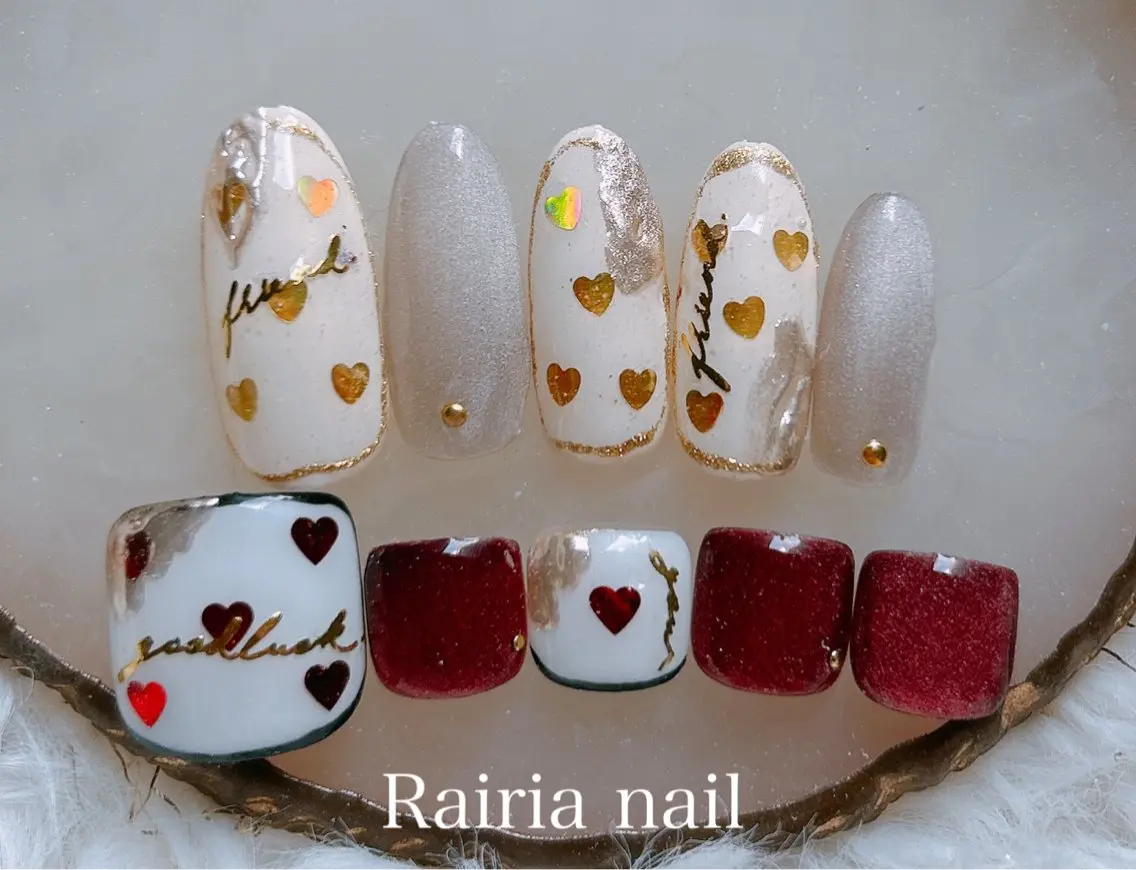 ネイル アートネイル ジェルネイル 持ち込み ニュアンスネイル パラジェル Rairia nail本八幡店のネイルデザイン